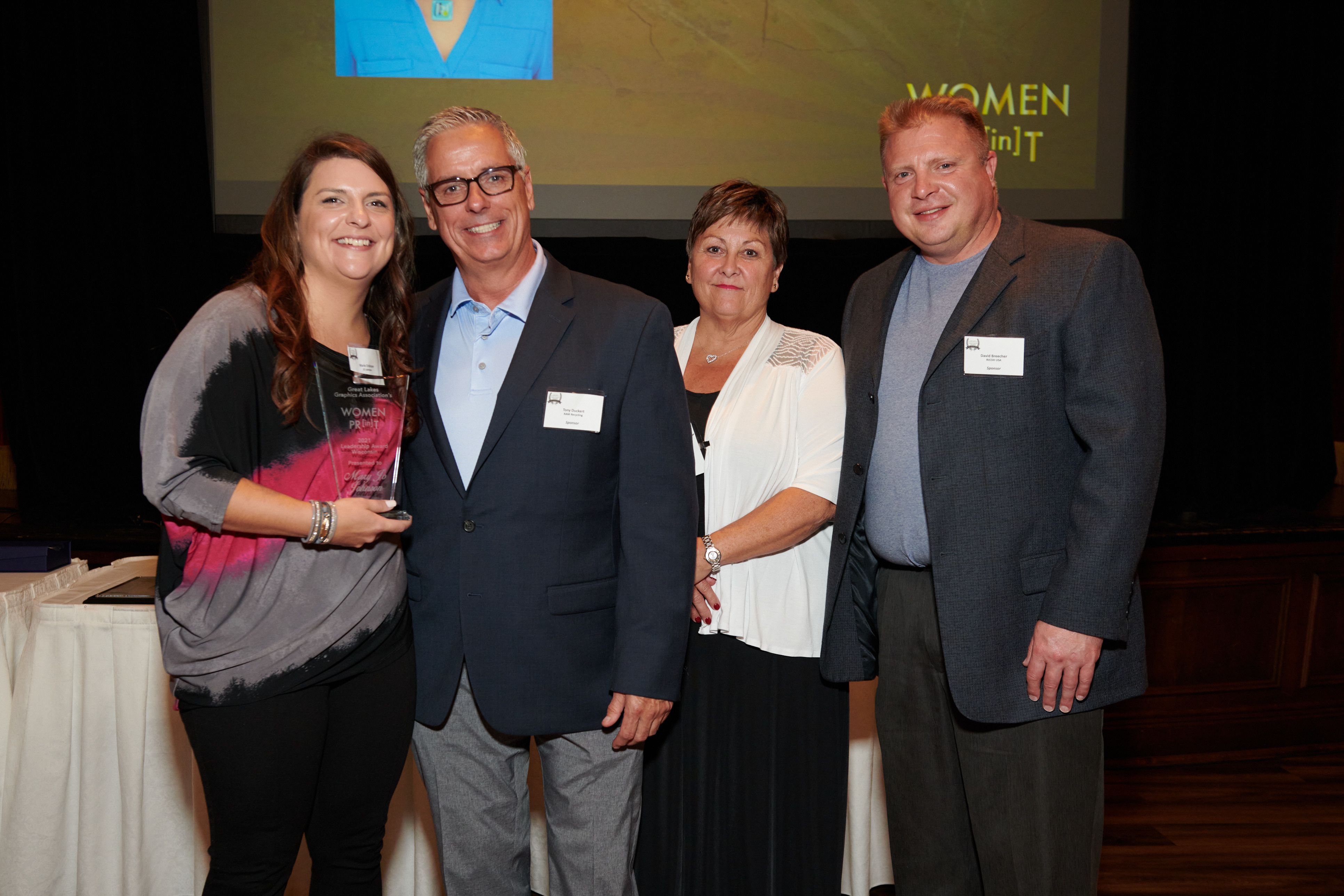 2021 Women in Print Excellence awards presentation in Milwaukee